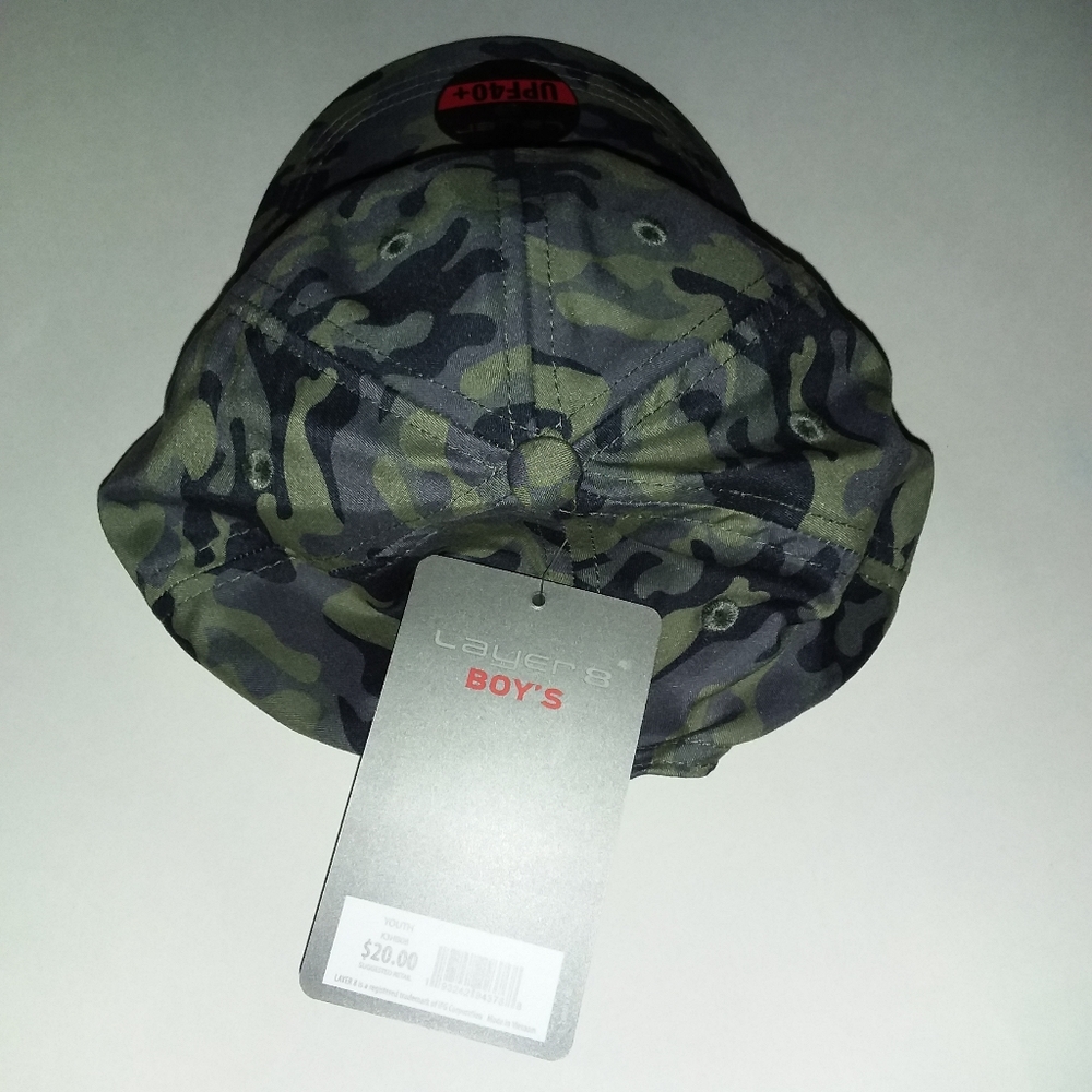 Layer 8 Boys Camouflage Hat - Picture 7 of 10